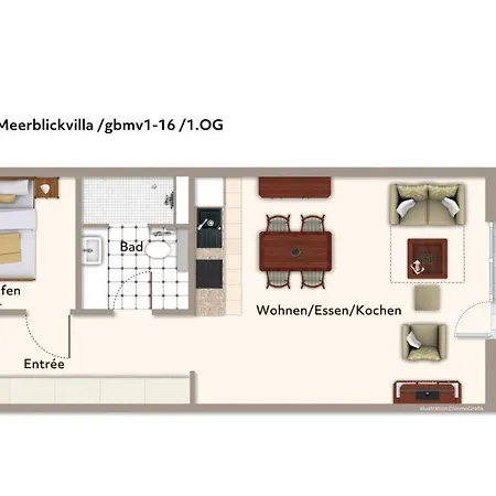 Apartment Apartmentanlage Meerblickvilla Apartmentanlage Meerblickvilla 1-16 *